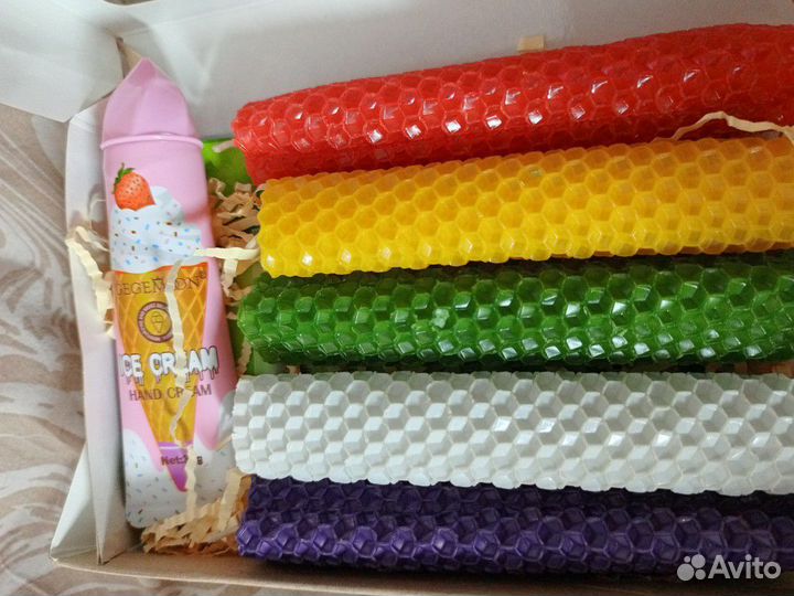 Свечи ручной работы из вощины