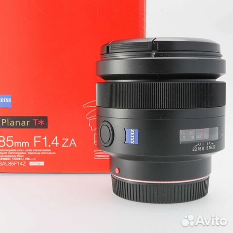 Sony 85mm f/1.4 T* Planar ZA