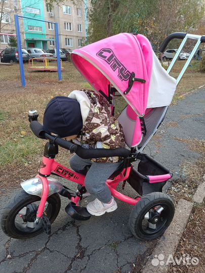 Детский трехколесный велосипед бу city