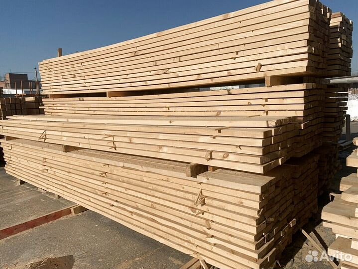 Доска обрезная 40х100х6000. Пиломатериалы