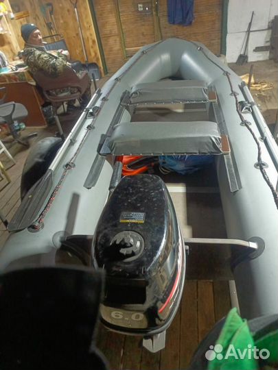 Лодка пвх с мотором и прицепом