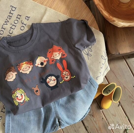 Футболка для мальчика и девочки 92,98, 104
