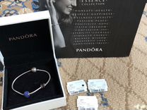 Браслет Pandora с шармами серебро