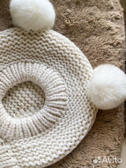 Шапка детская для девочки зимняя