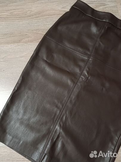 Кожаная юбка