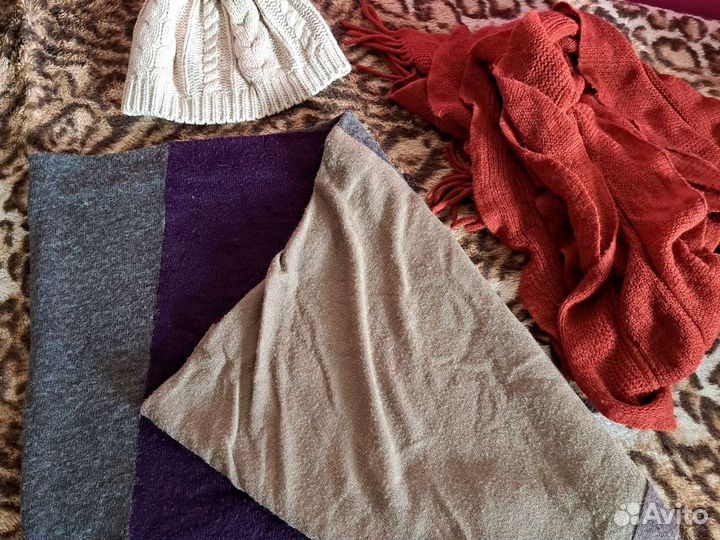 Комплект шапка и шарф женские