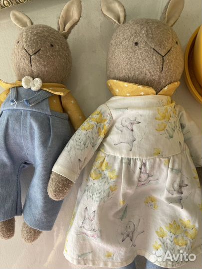 Игрушки зайчики премиум