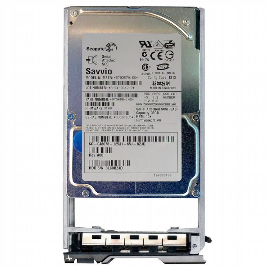 [0J8078] Жесткий Диск Dell 36gb Sas 2,5" Hdd 0j8078