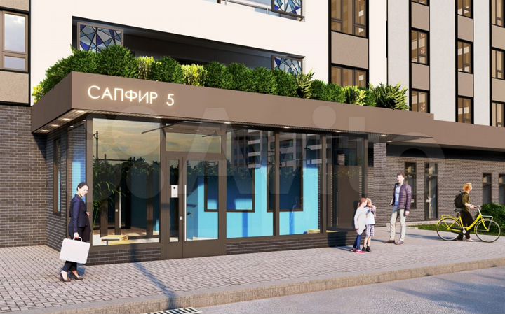 1-к. квартира, 40,5 м², 4/17 эт.