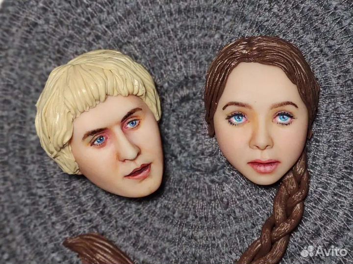 Ватная игрушка Лица