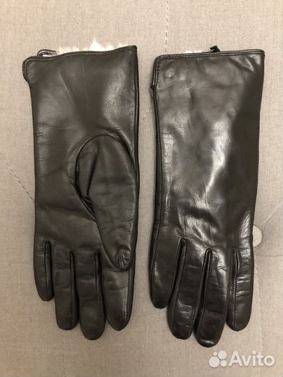 Перчатки женские натуральная кожа зимние