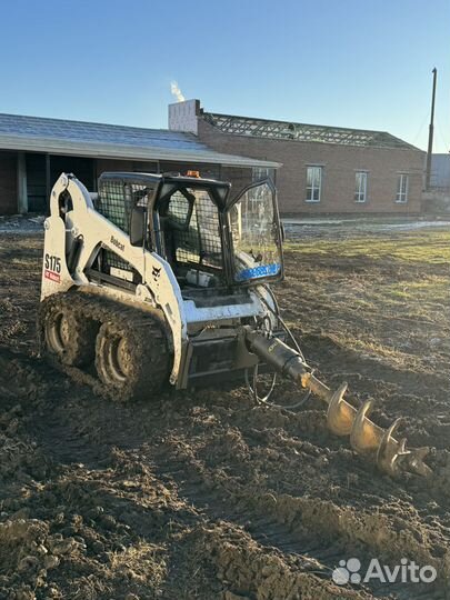 Услуги мини погрузчика Bobcat (молот, бур)