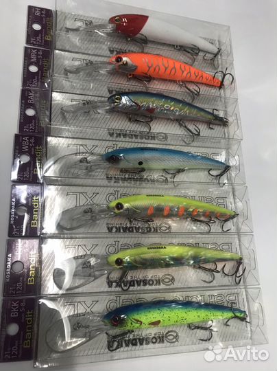 Набор воблеров для троллинга Kosadaka Bandit до 8м