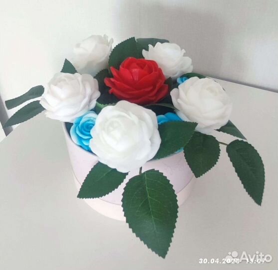 Букет из мыла.Мыловарение.Букеты.Цветы