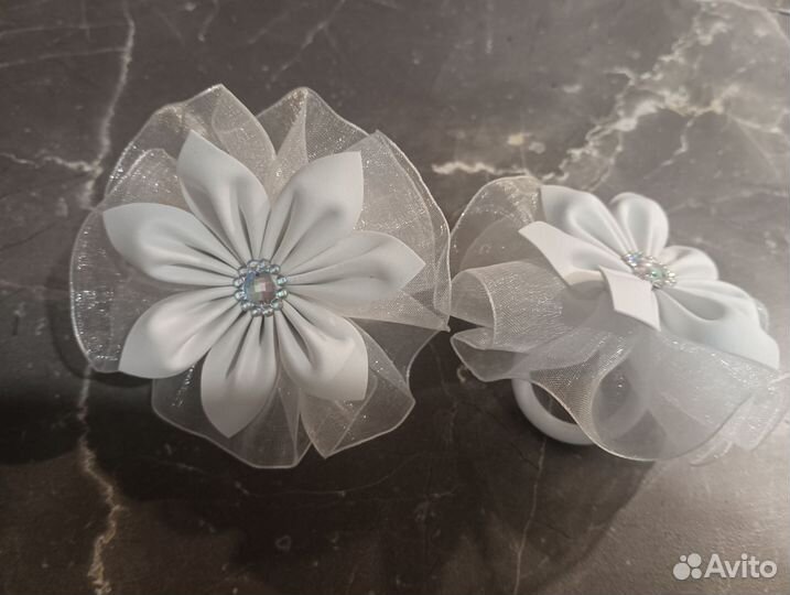 Банты для волос ручная работа