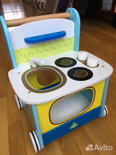 Детская деревянная кухня 3в1