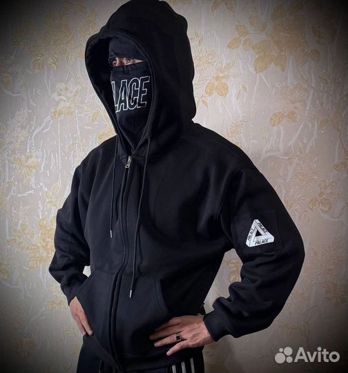 Зип худи Palace на флисе