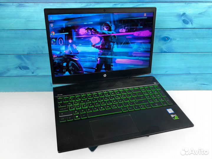 Игровой ноутбук HP Geforce GTX + Full HD