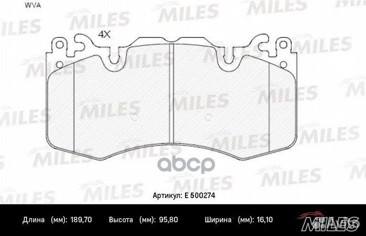 Колодки тормозные передние (Смесь ceramic), LAN