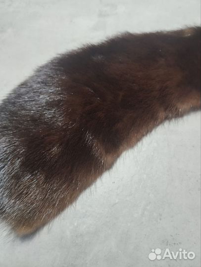 Натуральный воротник из меха норки