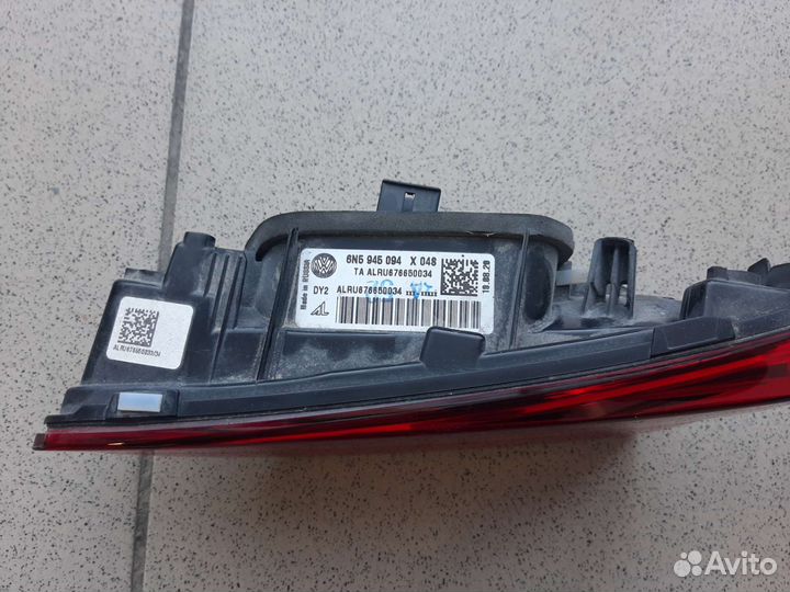 Фонари внутренние на volkswagen polo 6 лифтбэк