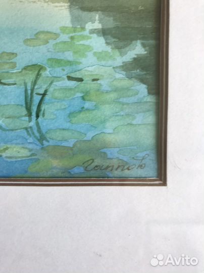 Картина акварель пейзаж