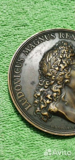 Медаль Разрушение Гейдельберга 1693, 1867 г. Франц