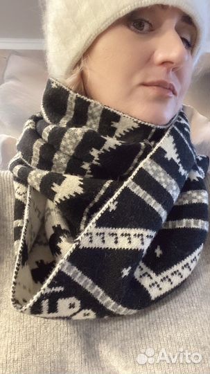 Норвежский Шарф 100 шерсть