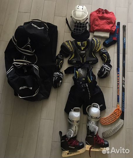 Хоккейная форма комплект для мальчика 6-9 лет