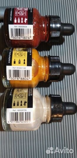 Daler Rowney перламутровые флуоресцентные краски