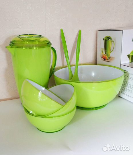 Набор летней посуды пластик
