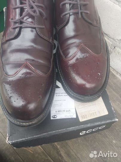 Туфли ecco 45 р