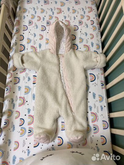 Комбинезон демисезонный для девочки 62-68 Mansita