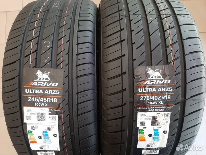 Arivo Ultra ARZ5 245/45 R18 и 275/40 R18 100