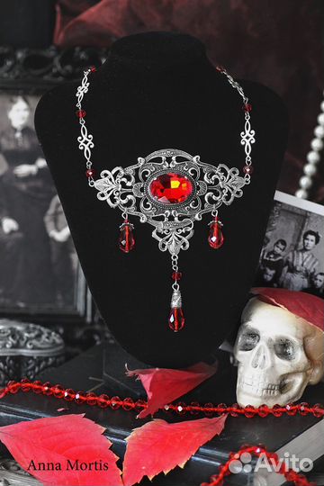 Серебрянное ожерелье + серьги