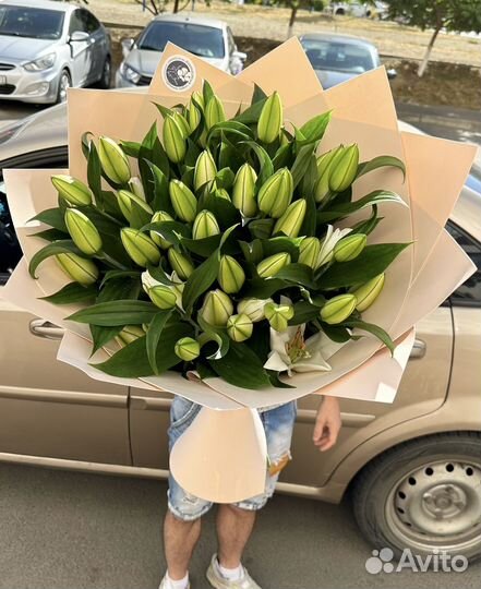 Букет лилий