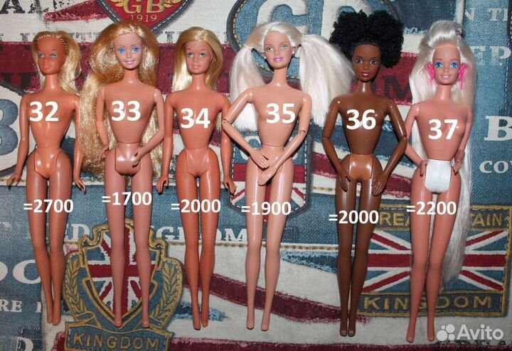 Барби Mattel 80х, 90х, Кены и другие. Много