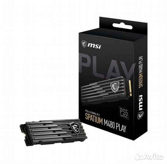 1 тб SSD M.2 накопитель MSI spatium M480 Play