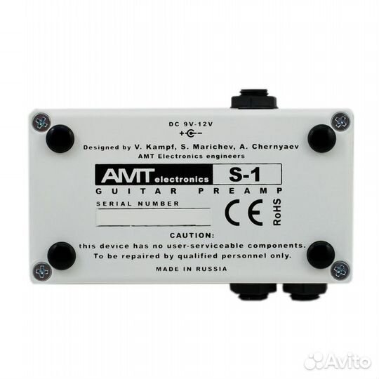 Новый гитарный предусилитель AMT S1.Доставка по РФ