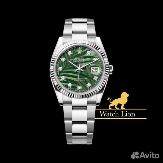 Часы Rolex Datejust 36mm green 126234