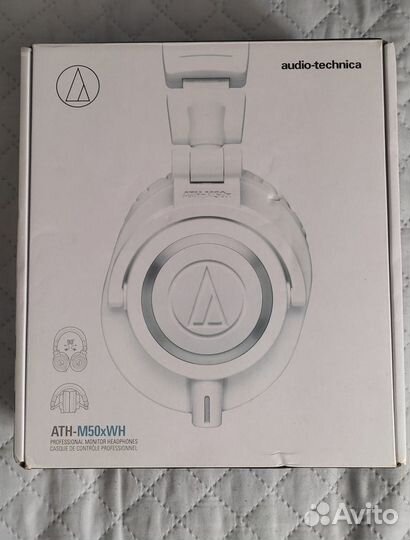 Наушники Audio-Technica ATH-M50x White