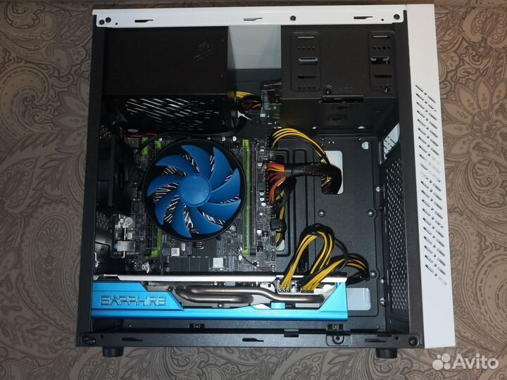 Пк Intel/16ядер/32Гб/ssdm2256/hdd500/RX590 8Гб
