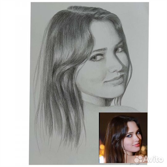 Портрет по фото (карандаш)