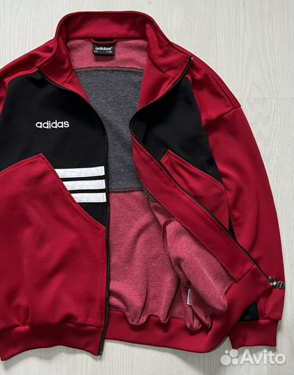 Adidas Vintage кофта на молнии зип худи оригинал