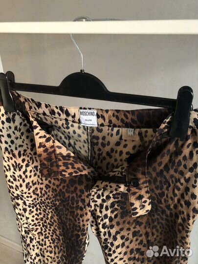 Брюки-кюлоты леопард Moschino Jeans vintage