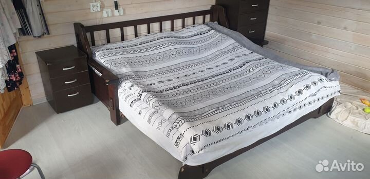 Диван кровать Кентукки, массив бука, б/у