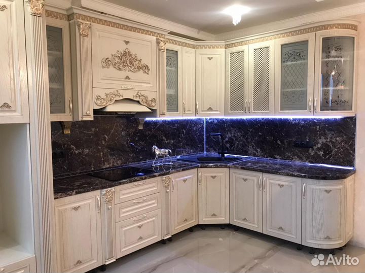 Кухня из шпонрованного мдф