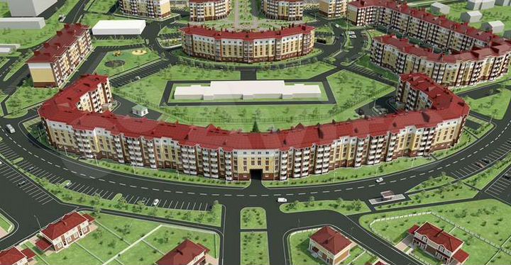 1-к. квартира, 39 м², 1/5 эт.