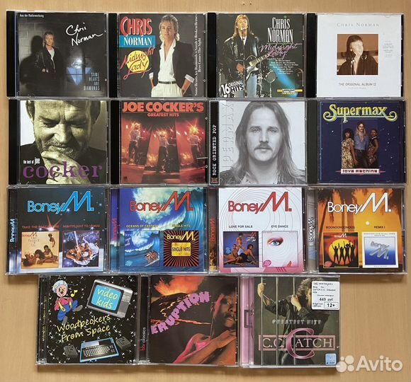 CD диски. Рок, Поп, Диско