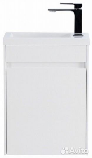 Тумба с раковиной BelBagno Pietra Mini 40L Bianco Lucido